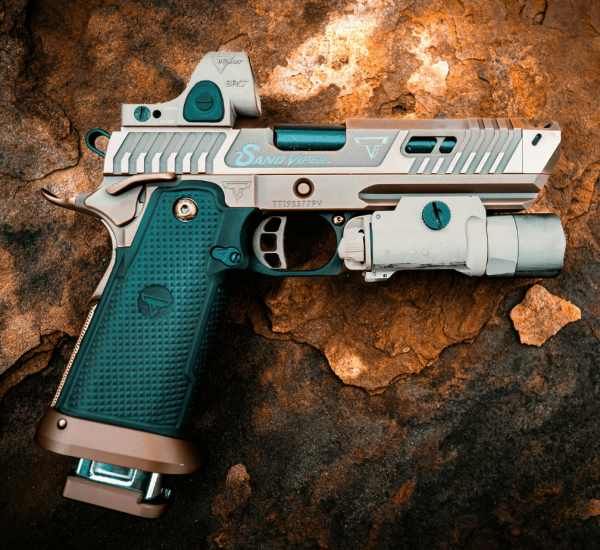 TTI Sand Viper with SRO and X300 TTI Sand Viper with SRO Red Dot and Surefire X300 Light